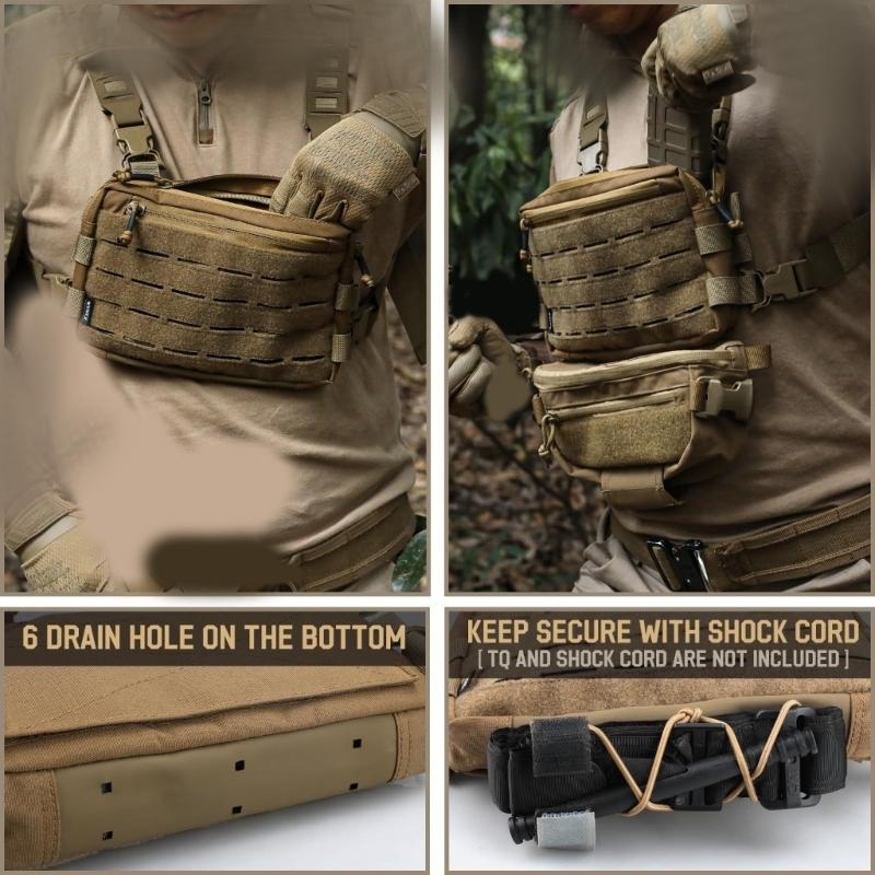 Women'S Fashion Utility Vest - X7XC Göğüs Rig Paketi Koşu Göğüs
