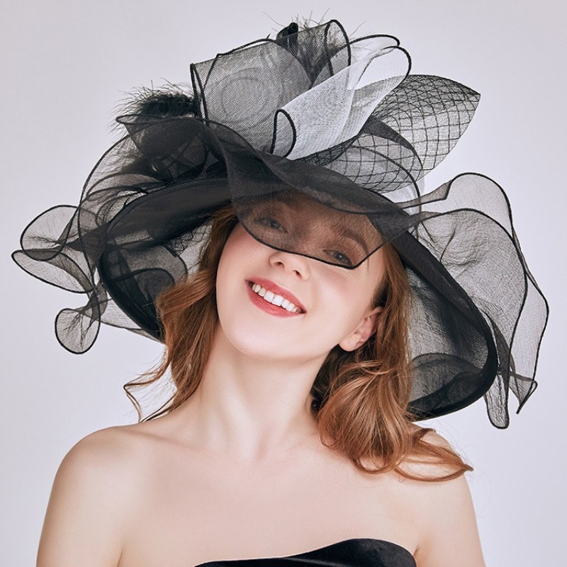 Women'S Fashion Kentucky Derby - Moda çiçek Fascinator Şapkalar Kadınlar Bayanlar