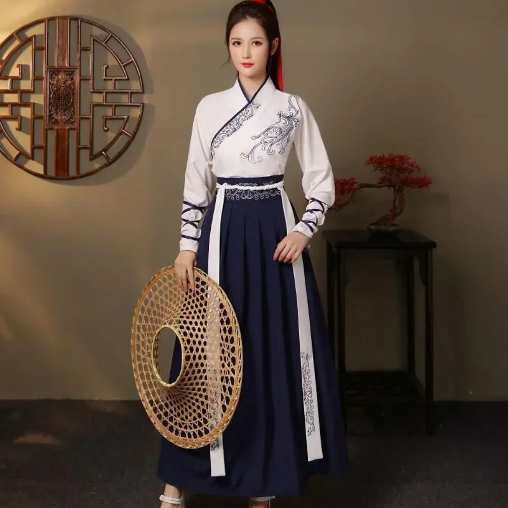 Women'S Fashion Leggings - Modern Hanfu Kadın Üst Etek 2