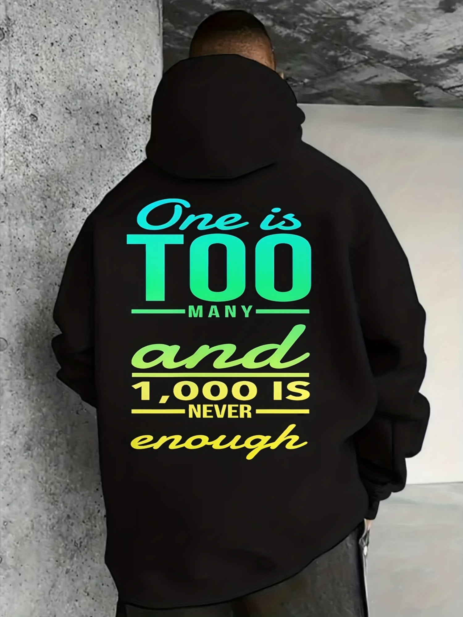 Women'S Fashion Edgy - Kanguru Cepli Klasik Siyah Kapüşonlu Sweatshirt,