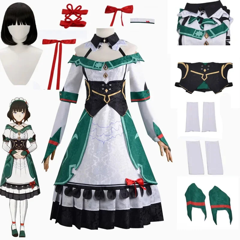 Knitted Vest Women - 2026 Genshin Impact Katheryne Cosplay Kostüm