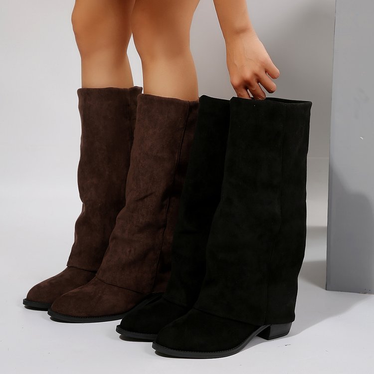 Women'S Fashion Boots 2025 - Kadın Diz Yüksek Çizmeler Sonbahar Moda
