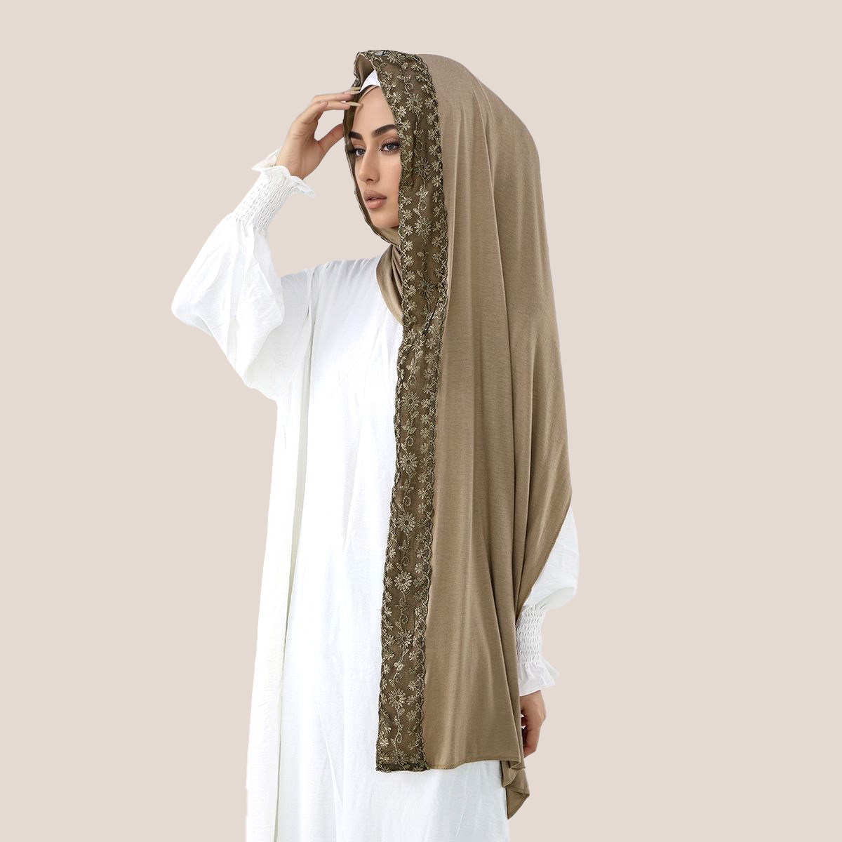 Dantel İşlemeli Pamuklu Jersey - Women'S Fashion Jersey incelemesi ve fiyatı