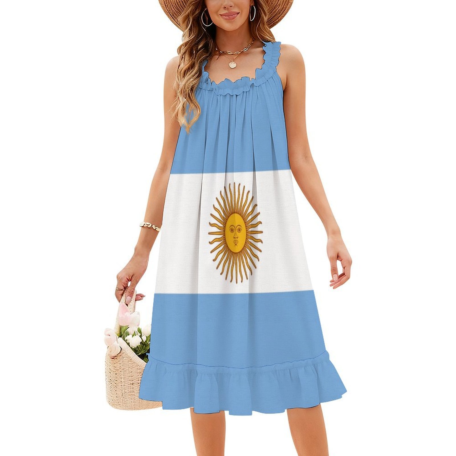 Arjantin-Arjantinli T-Shirt Yo - Smocked Dress Women incelemesi ve fiyatı