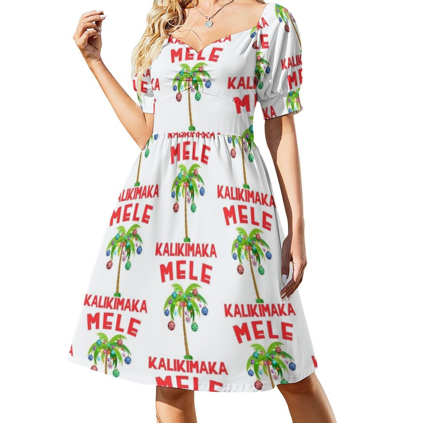 Mele Kalikimaka-Hawaii Noel Çi - Smocked Dress Women incelemesi ve fiyatı