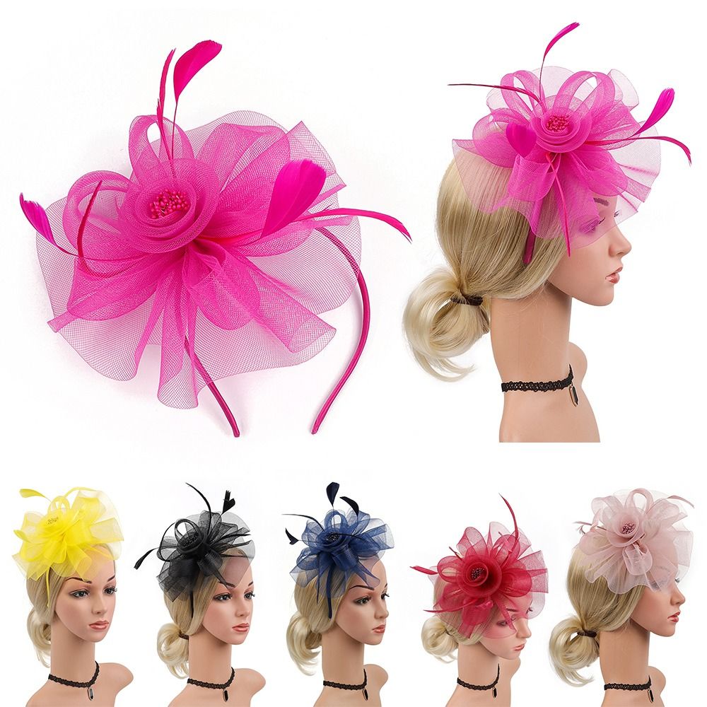 Tüyler şerit Fascinator şapkal - Women'S Fashion Kentucky Derby incelemesi ve fiyatı