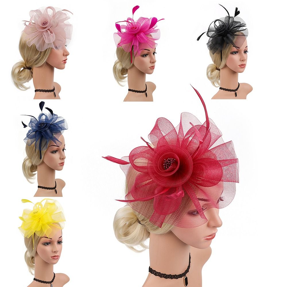 Tüyler şerit Fascinator şapkal - Women'S Fashion Kentucky Derby incelemesi ve fiyatı
