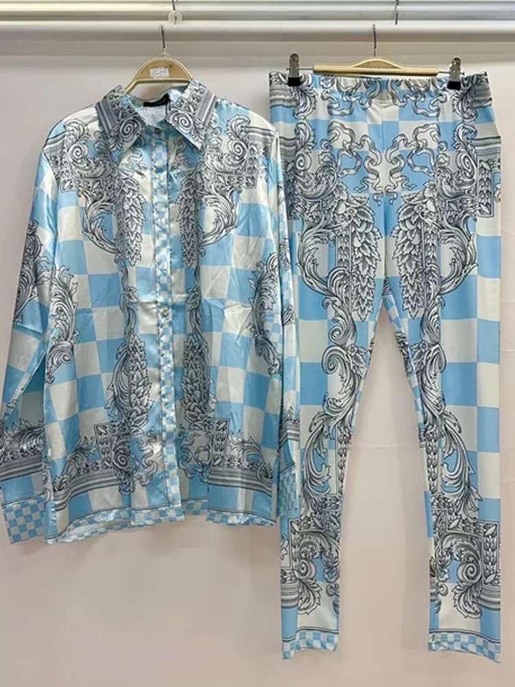 Retro geometrik desenli bol gö - Women'S Fashion Leggings incelemesi ve fiyatı