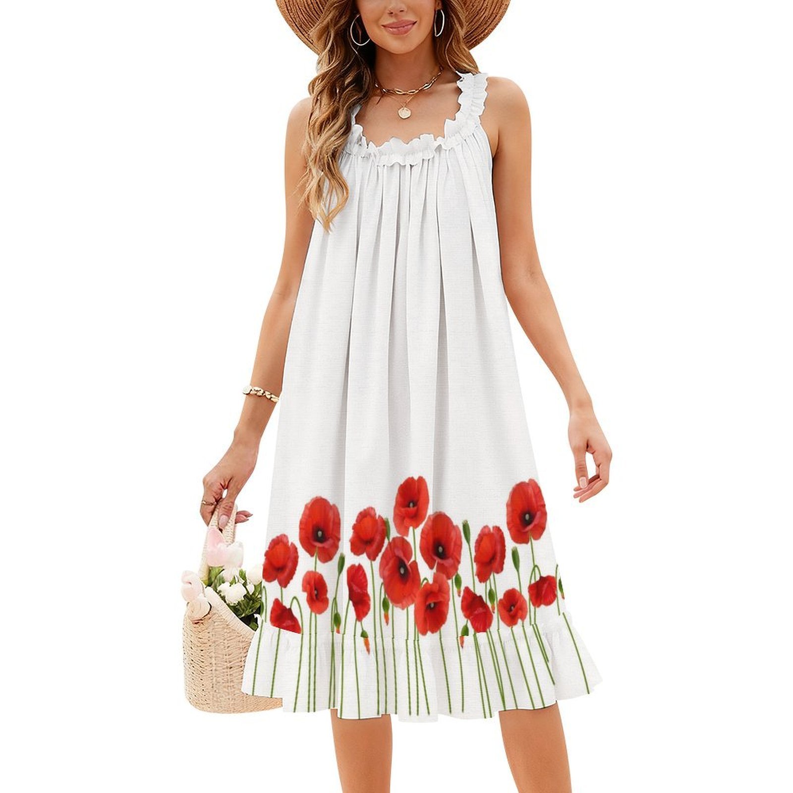 Haşhaş Çiçekli Elbise Kadınlar - Smocked Dress Women incelemesi ve fiyatı