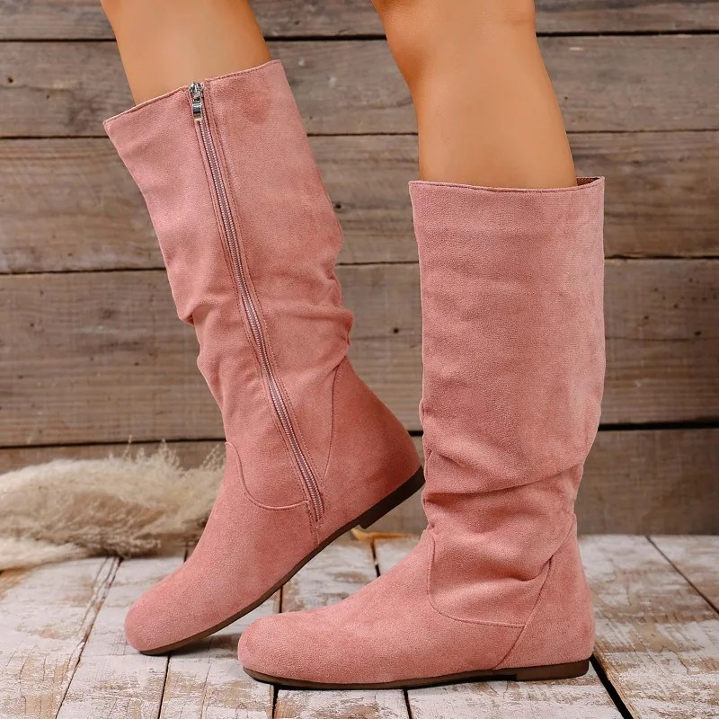 2025 Kış Yeni Moda Yan Fermuar - Women'S Fashion Boots 2025 incelemesi ve fiyatı