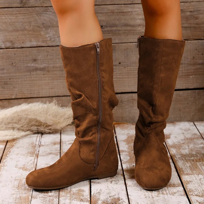 2025 Kış Yeni Moda Yan Fermuar - Women'S Fashion Boots 2025 incelemesi ve fiyatı