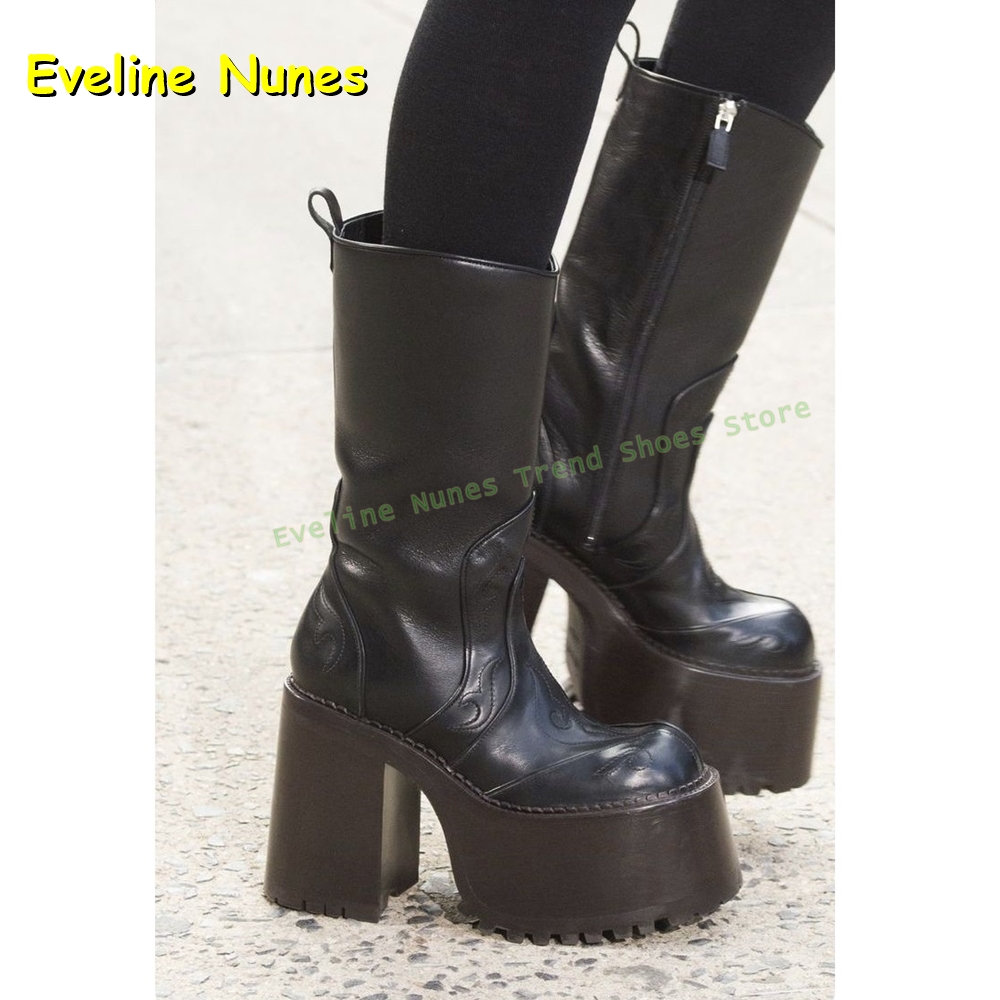 Nakışlı Platform Diz Üstü Çizm - Women'S Fashion Boots 2025 incelemesi ve fiyatı