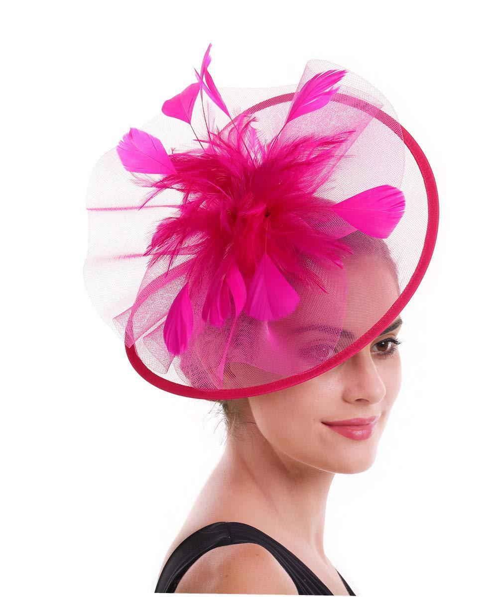 Kadın tüy ator ator şapka örgü - Women'S Fashion Kentucky Derby incelemesi ve fiyatı