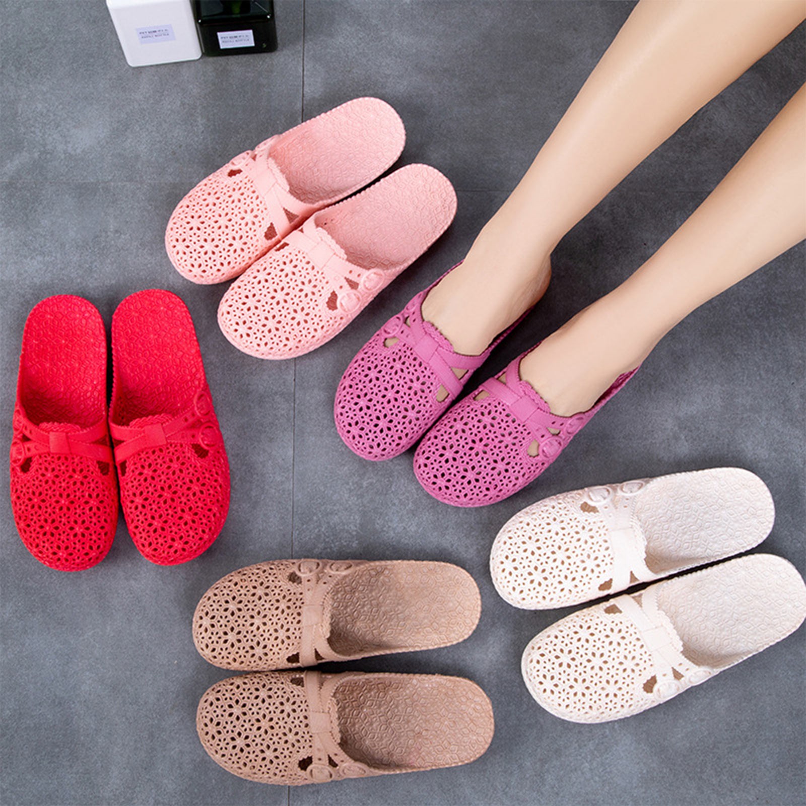 Wrap-Toe nefes terlik yaz açık - Women Fashion Images incelemesi ve fiyatı