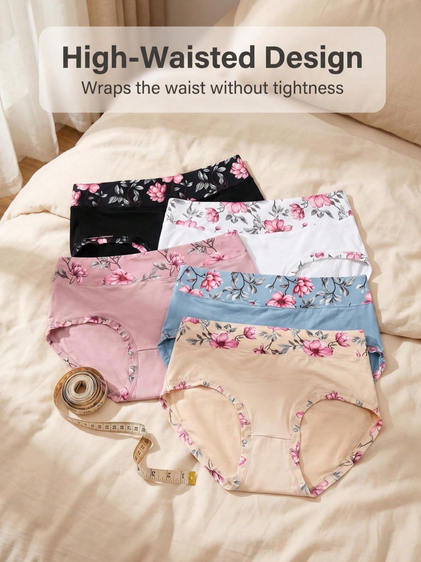 5PCS Büyük Beden Kadın Çiçek D - Women Fashion Images incelemesi ve fiyatı