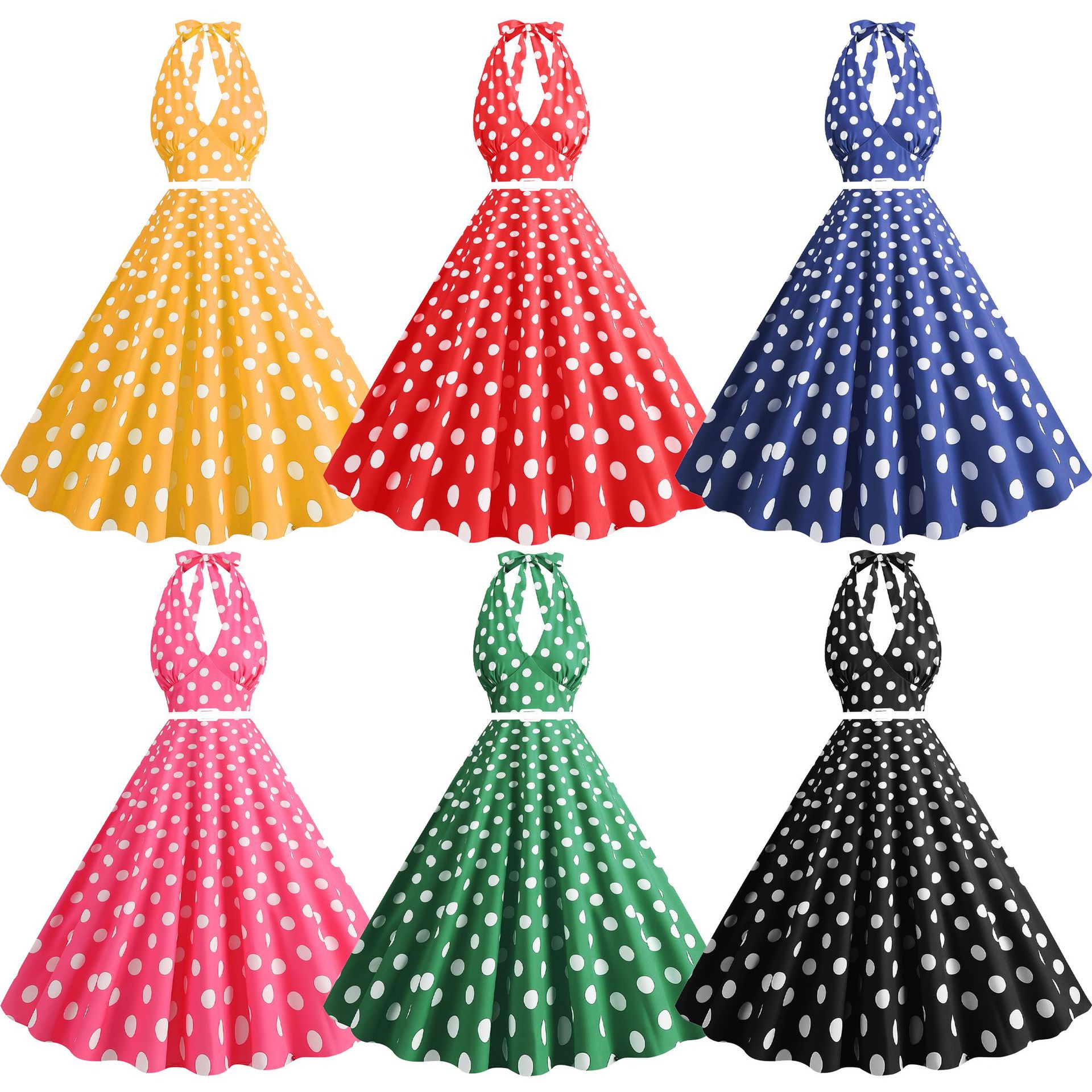 Seksi Halter Derin V Yaka 1950 - Women'S Fashion In The 1950S incelemesi ve fiyatı