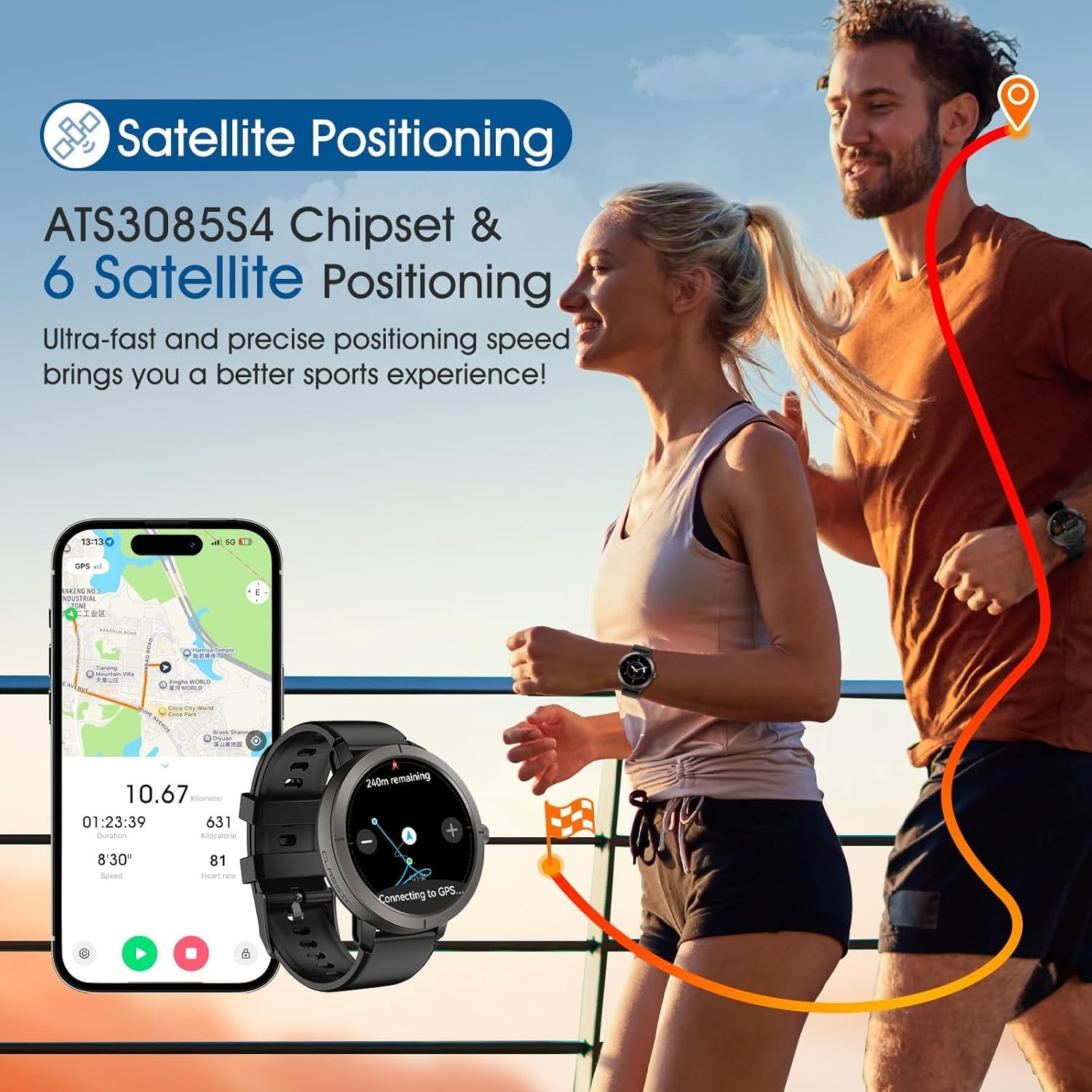 MoriTech GPS Akıllı Saat AMOLE - Women'S Fashion Retailers incelemesi ve fiyatı