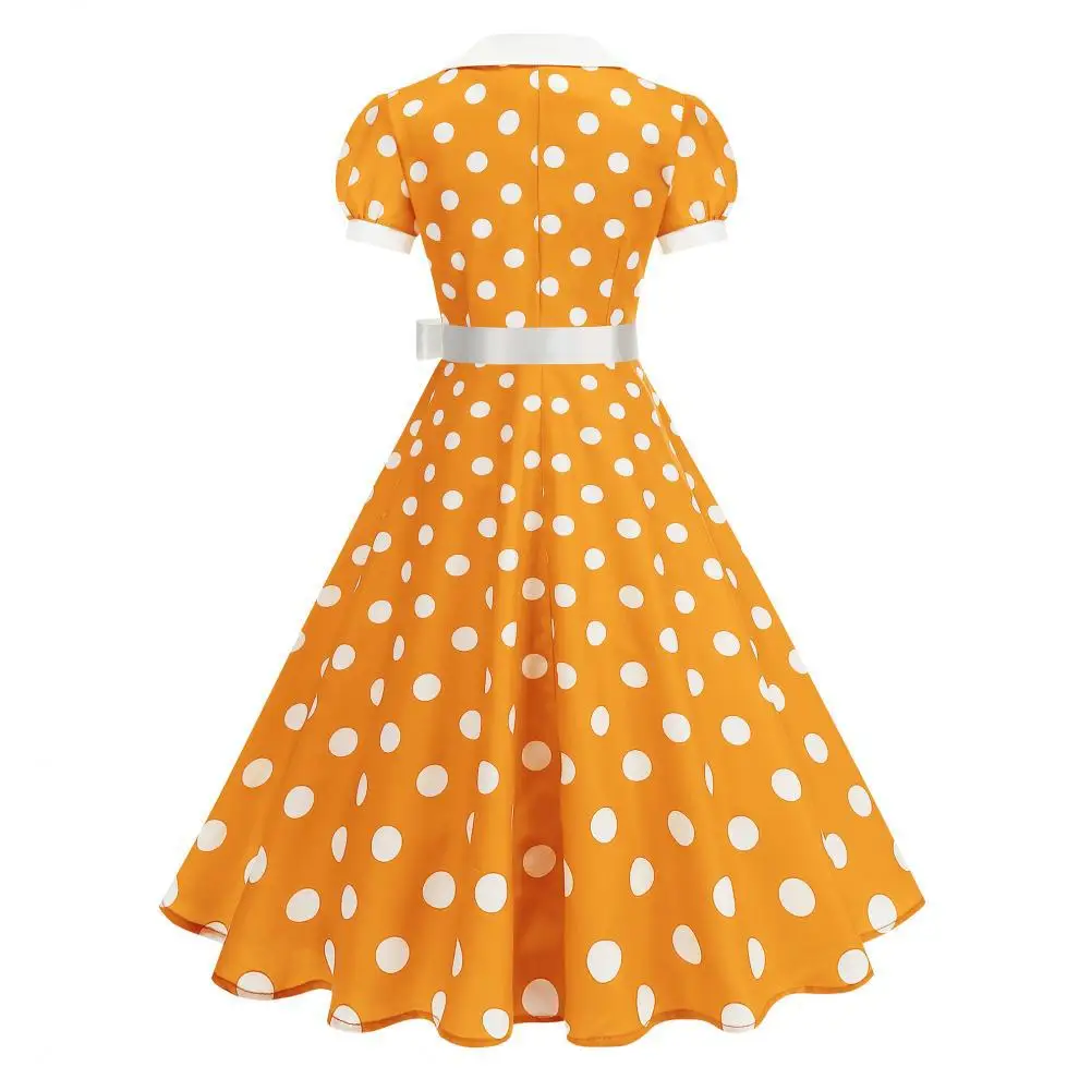 Vintage Puantiyeli Yazlık Elbi - Women'S Fashion Of The 60S incelemesi ve fiyatı