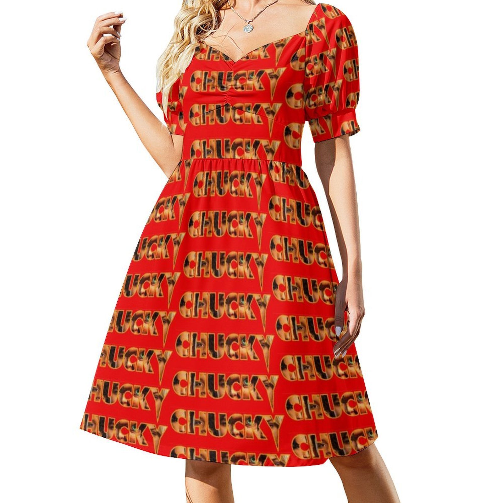 Chucky 2021 Başlık Bloklu Çiçe - Smocked Dress Women incelemesi ve fiyatı
