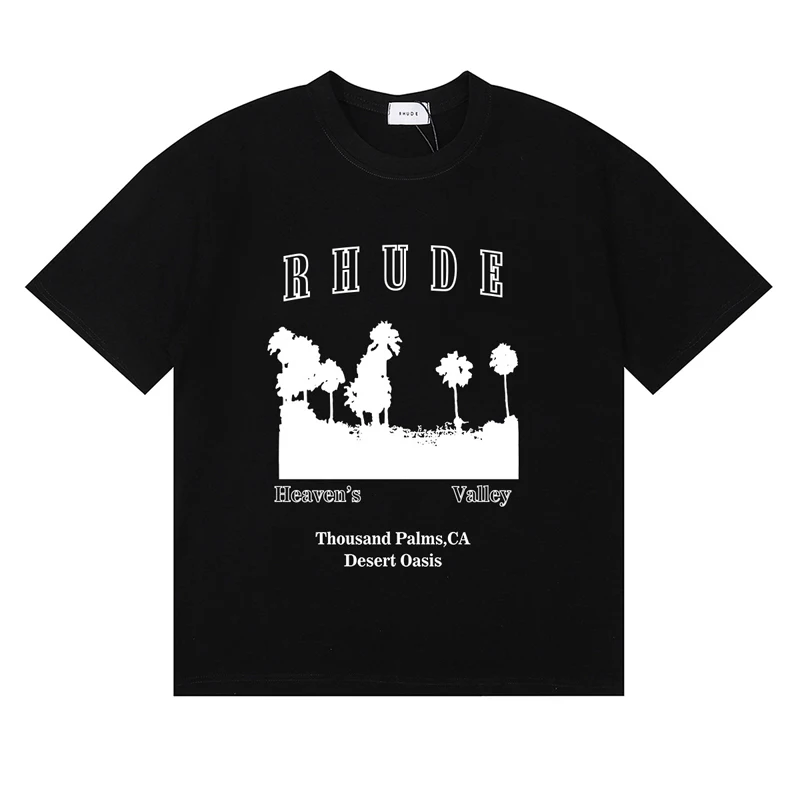 Streetwear Marka Rhude T-shirt - Women Fashion Brand Logo incelemesi ve fiyatı