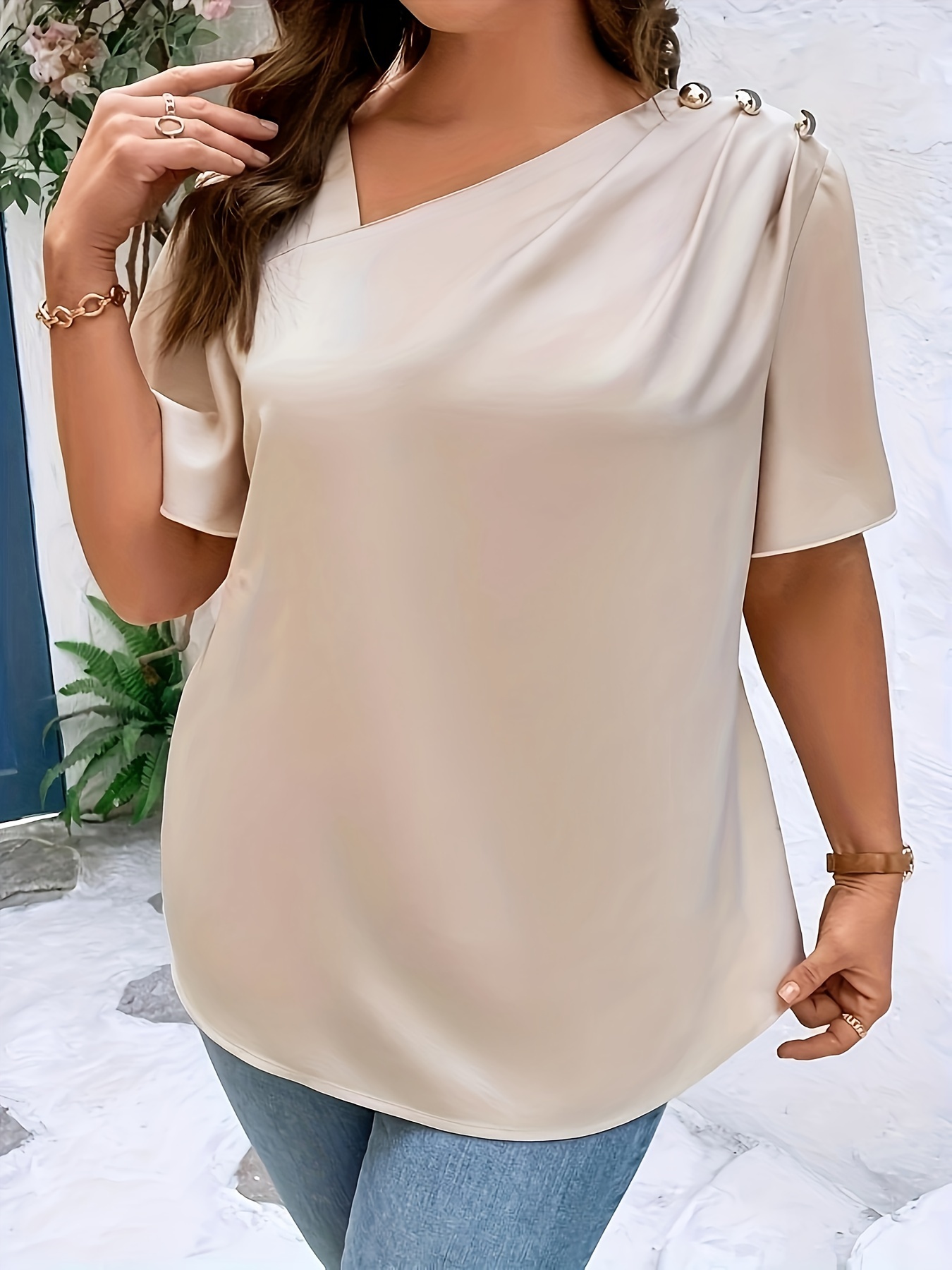 Artı Boyutu Mizaç Bluz Rahat G - Women'S Fashion Jersey incelemesi ve fiyatı