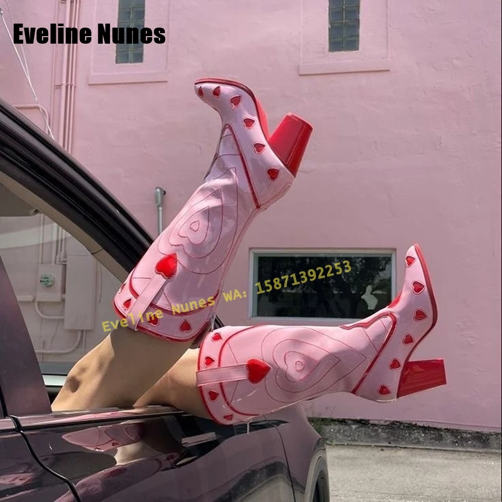 Pembe Kalp Uzay Cowgirl Çizmel - Women'S Fashion Boots 2025 incelemesi ve fiyatı