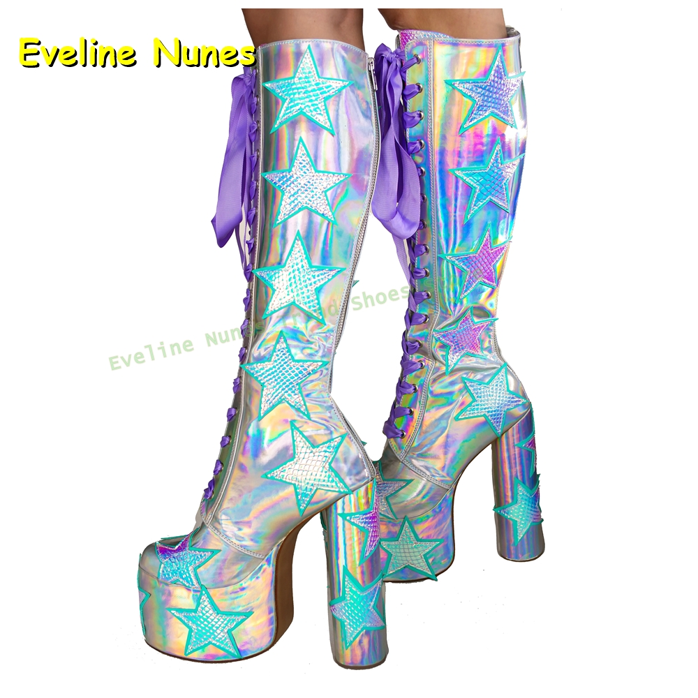 Yıldız Baskı Çok Renkli Platfo - Women'S Fashion Boots 2025 incelemesi ve fiyatı