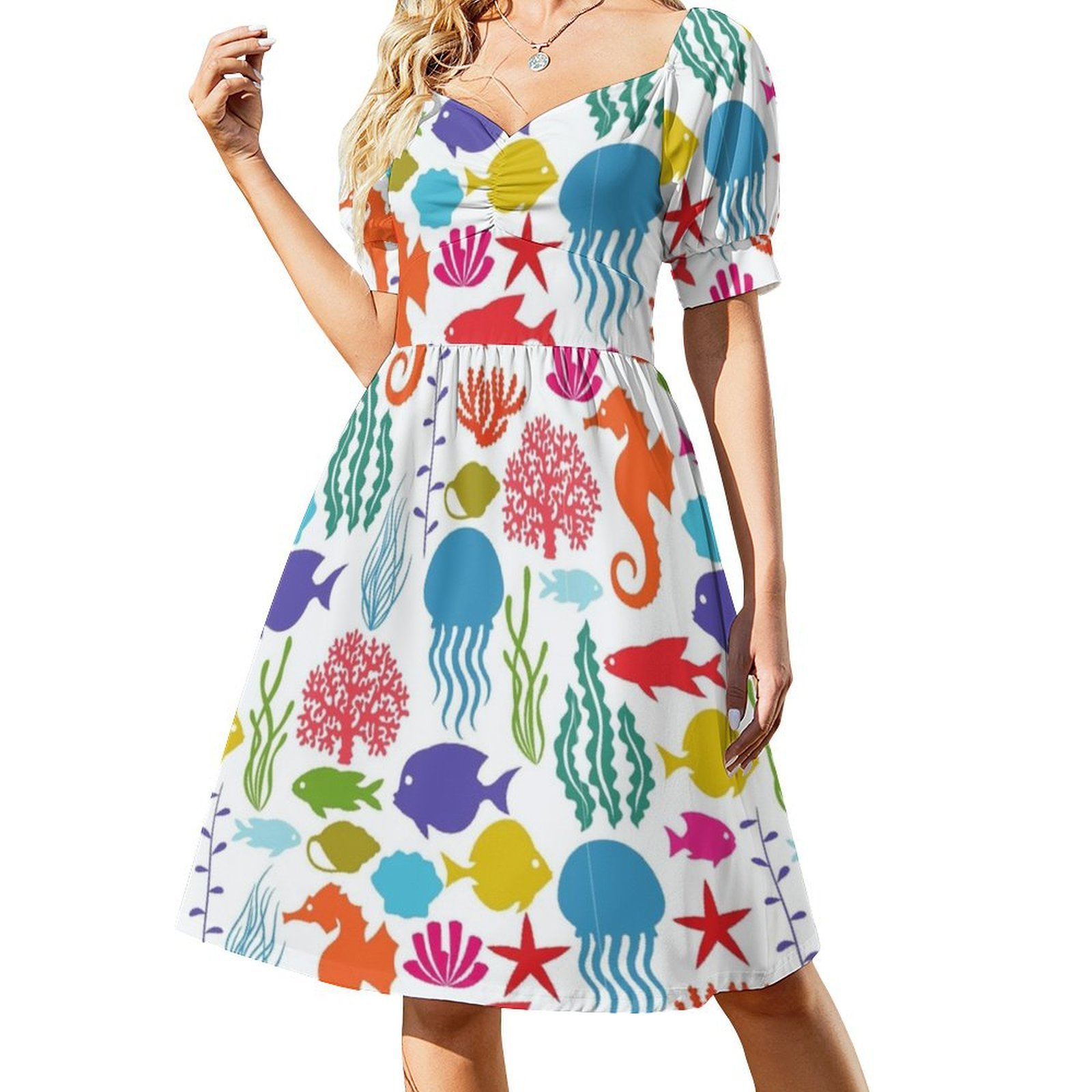 Tropikal 08 Çiçekli Elbise Kad - Smocked Dress Women incelemesi ve fiyatı