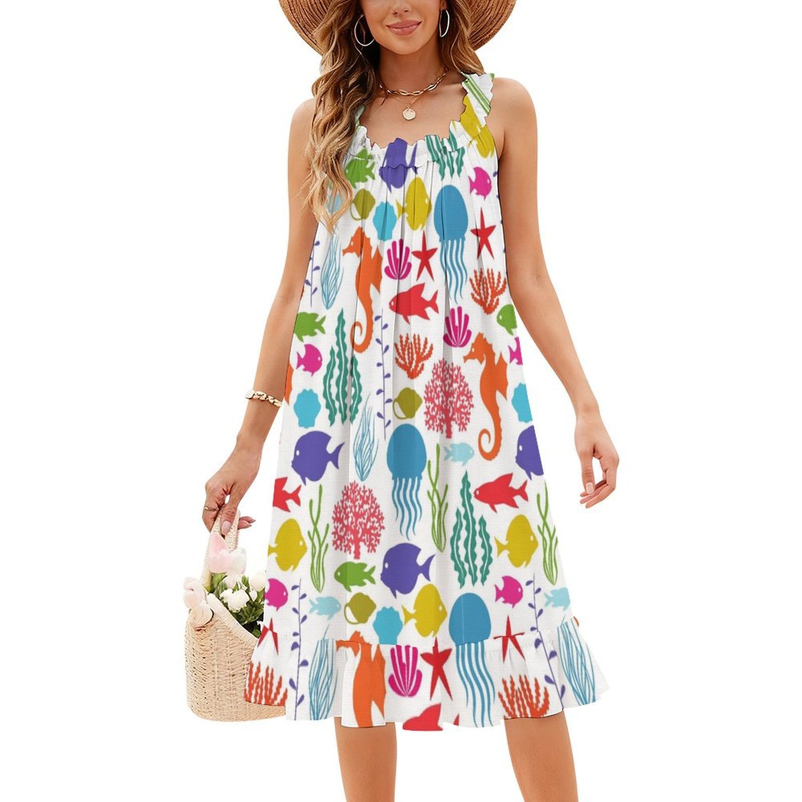 Tropikal 08 Çiçekli Elbise Kad - Smocked Dress Women incelemesi ve fiyatı